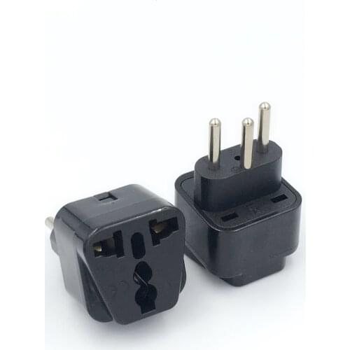 Practical Universal 800W ABS Copper Material UK/US/EU/Russia To Switzerland Travel AC Power Adapter Plug 3pin Converter