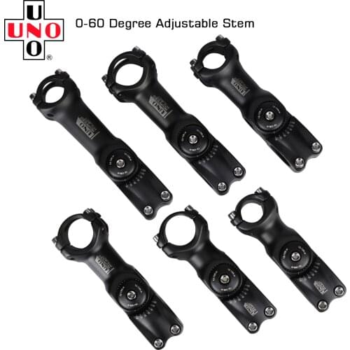UNO Adjustable Stem Riser 0-60 Degree Mountain Bike Stem Extender Aluminum Alloy Handlebar Stem