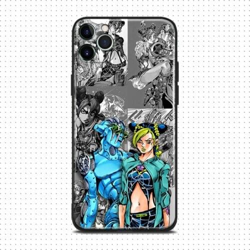 Jolyne kujo stand Stone Free jojo anime For iPhone se 6 6s 7 8 plus x xr xs 11 pro max soft silicone phone case cover shell