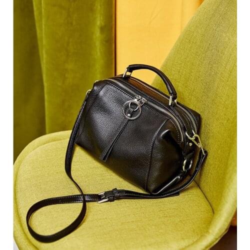 Crossbody Bags For Women 2020 High Quality Genuine Leather Handbags Fashion Female Shoulder Bag Small Pillow Tote Messenger Bags