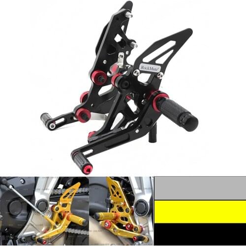 Rear Set Rearsets Foot Peg Rest Footpeg Brake Shift Lever Pedal For YAMAHA MT-07 FZ-07 MT07 FZ07 14-18 2014 2015 2016 2017 2018