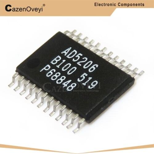 1pcs/lot AD5206 AD5206B AD5206B100 AD5206BRUZ100 TSSOP24 In Stock