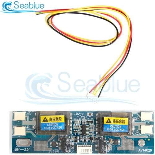 10V-29V 4 Lamp Universal CCFL Inverter For 15-24 inch LCD Display Monitor Widescreen With 4 Pin Cable