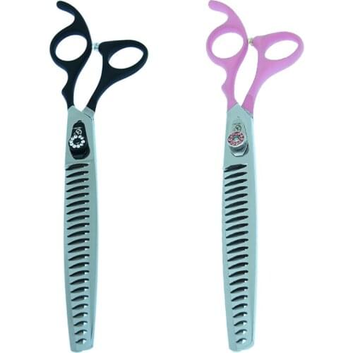 8.0 Inch High Quality Japanese 440C Pets Dog Grooming Scissors Thinning Shears Professional Animals Hair Thinning Tesoura B0060A