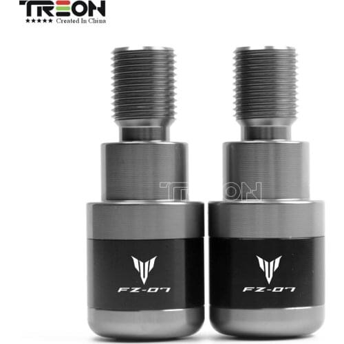 For YAMAHA FZ07 FZ-07 Motorcycle Grip Ends Decoratice Universal CNC Aluminum Motorcycle Accessories Handlebar End Protection