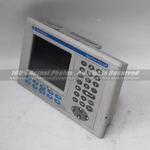 Allen Bradley 2711P-B6C20D8 /A PanelView Plus 6 600 6" Key Touch Used In Good Condition With Free Shipping