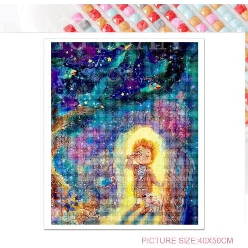 Diamond Painting Embroidery 5D Diy Full Square Caroon Kids Diamond Mosaic Wall Art Pictures of Rhinestone Childrens Room Decor