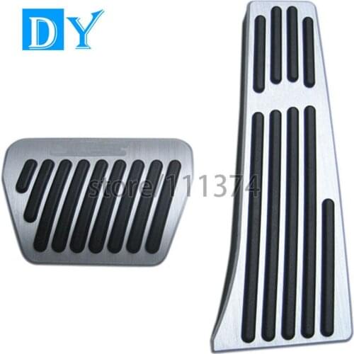 NULLA No Drill Aluminum Fuel Brake Pedals Free Punch AT For BMW 1 3 4 5 7 All Series x3 F20 F10 F30 E39 46 E60 Z4 E90 E92 E46