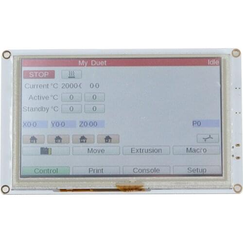 Clone 5'' 5 inch PanelDue 5i Integrated Paneldue Colour Touch Screen Controllers For DuetWifi Duet 2 Ethernet 3D Printer Parts