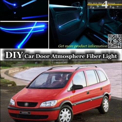 For Holden Zafira interior Ambient Light Tuning Atmosphere Fiber Optic Band Lights Inside Door Panel illumination (Not EL light)