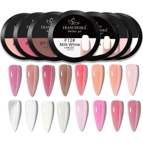 15ml Nail Extension Gel Good Tenacity Not Irritating Resin Manicure Nail Extension Gel for Beauty