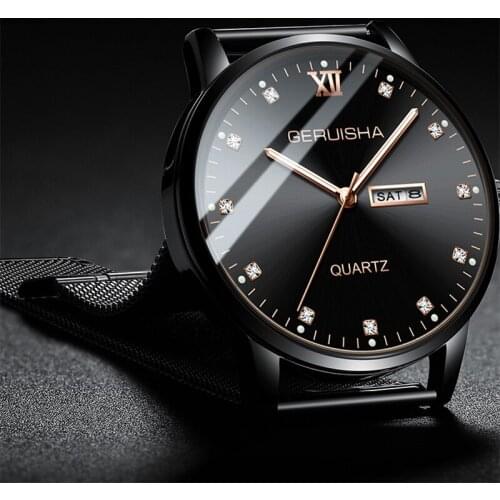 Мужские водонепроницаемые часы GERUISHA China At AliExpress
