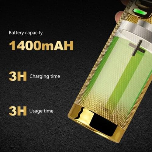 Hair Clippers Professional Barber Shavers Machine Rechargeable Cordless T-blade Haircutting Tools