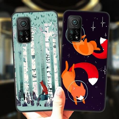 Birches The Wish Kitsune Fox Deer Yokai Case For Xiaomi Mi 10T Lite Redmi Note 9S 7 8 9 10 Note10 Pro 8T 9C Matte Silicone Cover