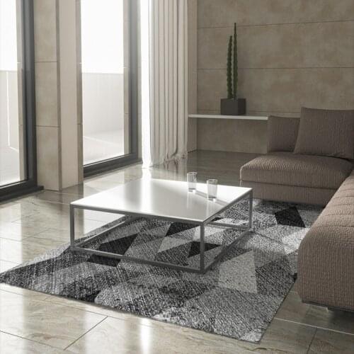 Soft Thicken Dense Fluff Autumn And Winter Area Rug Geometric Anti Slip Comfortable Carpets Living Room Home Decoration Washable