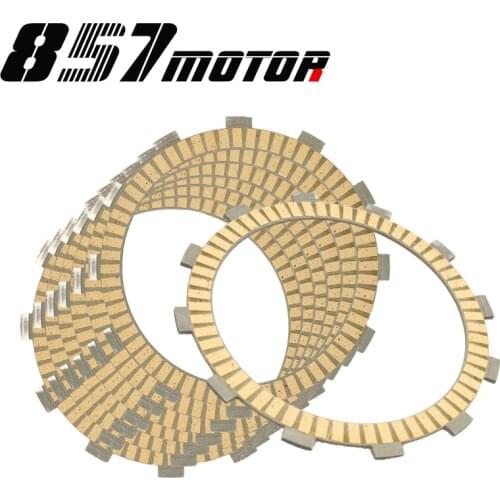 Motorcycle Clutch Friction Plates Paper-Based Clutch Frictions Plate Kit For Kawasaki ZZR400 ZRX400 KLE 400 / 500 1989-2003