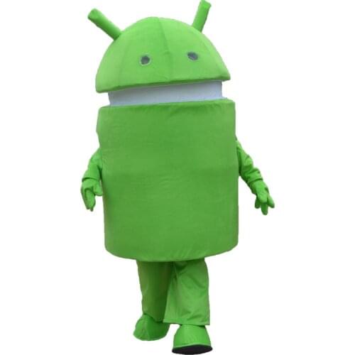 Professional New Android Robot Mascot Costume Dress Adult Size Free shipping