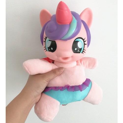 Lanyitoys New Stuffed toys 10.6inch Unicorn baby doll Special Horse Toy cute Horse Plush Doll toys for girls Christmas Gifts