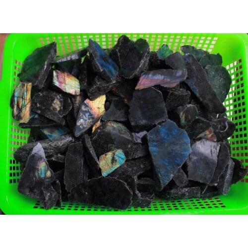 WHOLESALE PRICE! 2.2lb Natural labradorite crystal original stone specimens