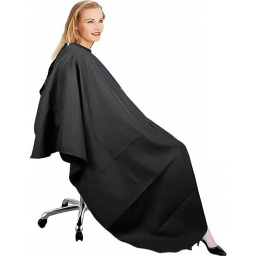 Professional Salon Hair Cape Polyster Home Use Cape Haircut Apron 47" x 55" Barber Salon Cape with Snap Closure for Hair Cutting