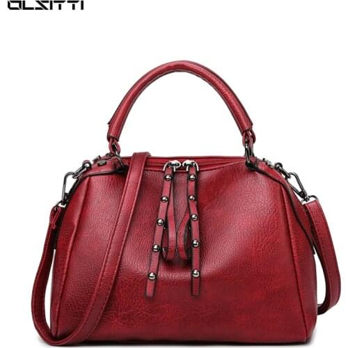 OLSITTI Luxury Purses and Handbags Soft Pu Leather Shoulder Crossbody Bags for Women 2021 Designer Casual Women Bags Sac A Main