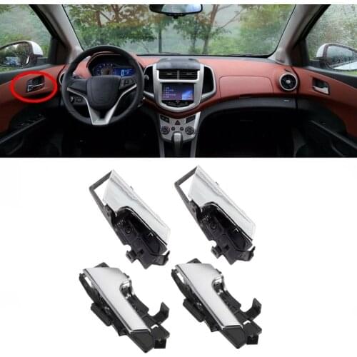 4 PCS Interior Door Handle for Chevrolet Aveo 2007-2011 Aveo5 2009-2011 Pontiac G3 2009 96462710 Car Styling