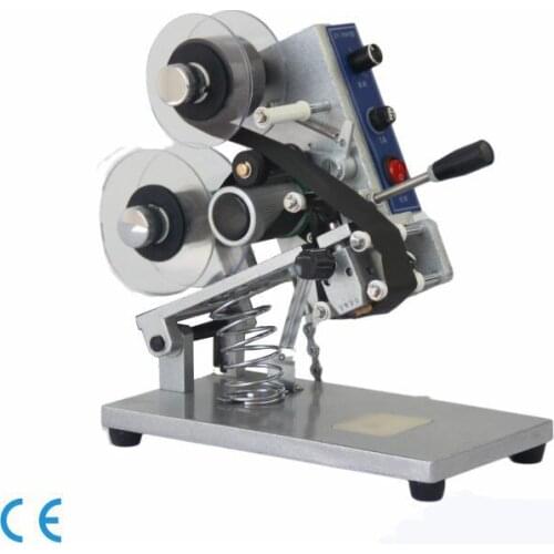 Manual Hand Pressure Production Date Batch Number Coding Machine English letters to Send Three Rows of Prefixes With Words