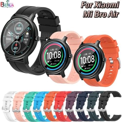 20mm Silicone WatchBand For Xiaomi Mibro Air Strap Sport Bracelet WristStrap For Garmin Vivoactive 3 / Garmin Venu Wristband