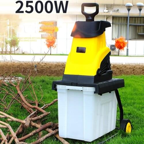 ES-S4002 Branch Crusher Electric Breaking Machine Tree Branch Crushing Machine 2500W Electric Pulverizer Garden Tool 220V/110V