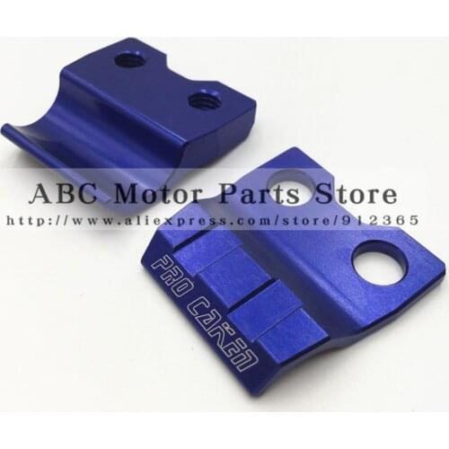 Billet Brake Line Hose Clamps YZ YZF YZ125 YZ250 YZ250F YZ450F Motocross Supermoto Enduro Dirt Bike Off Road Motorcycle