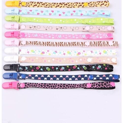 4pcs Baby Pacifier Clip Pacifier Chain Dummy Clip Nipple Holder For Nipples Children Pacifier Clips Teether Anti-drop Rope