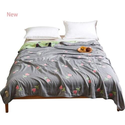 6 Layers Cotton Gauze Baby Soft Quilts for Newborn Comforter and Breathable Gauze for Children Baby Blankets Bath Towel 90*100cm