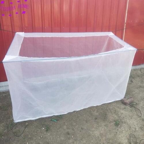 Big size Thicken Aquaculture grow Net Case Anti-escape net cage for eel, crab, leech Fish fry culture Customization