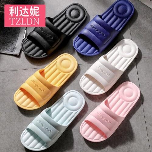 Slipper Household Female Bath Non-Slip Couple Soft Bottom Plastic Slippers Men Mens House Shoes Slipper for Men Indoor Shoes