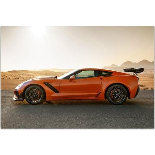 Corvette ZR1 Supercar Canvas Painting Posters and Prints Wall Art Modern Home Decoration