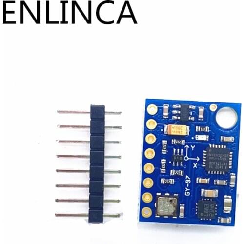 GY-87 10DOF Module MPU6050 HMC5883L BMP180 GY87 Sensor Module 3V-5V GY87 For Arduino Power High Accurancy