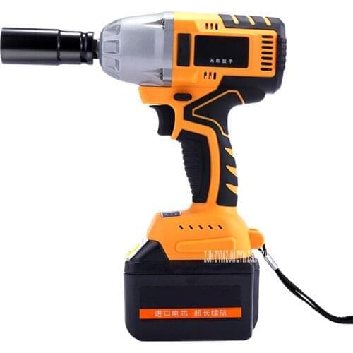 Heavy Duty Electric Power Wrench Large Torque Brushless Electric Charging Spanner Auto Tire Disassembly Machine Maintenance