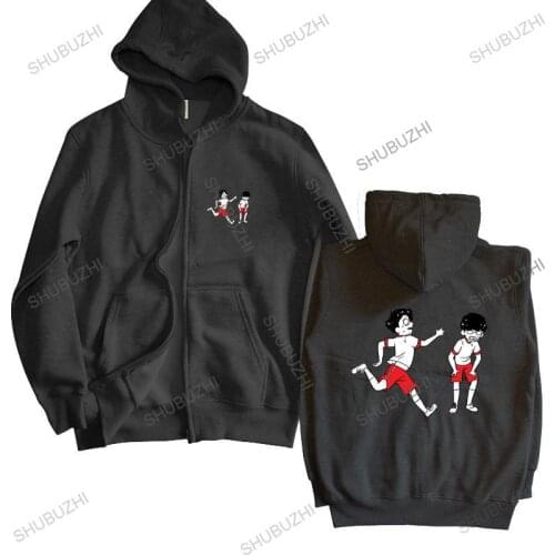 Cotton sweatshirt male hoodies Mob Psycho 100 But I Will Walk 500 Mile shubuzhi men autumn winter zipper