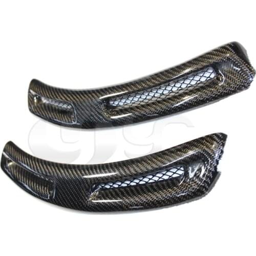 Car-Styling Carbon Fiber CF Front Fender Vents Fit For 2008-2012 Mitsubishi Evolution EVO 10 Evo X VS Style Front Fender Vents