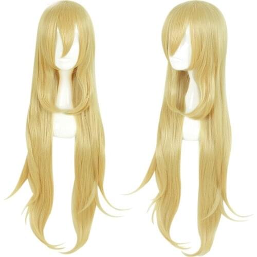 1pcs Japan Anime Cartoon Angels of Death Long Wig Synthetic Hair Cosplay Prop Party Decor Women Girl Halloween Gift