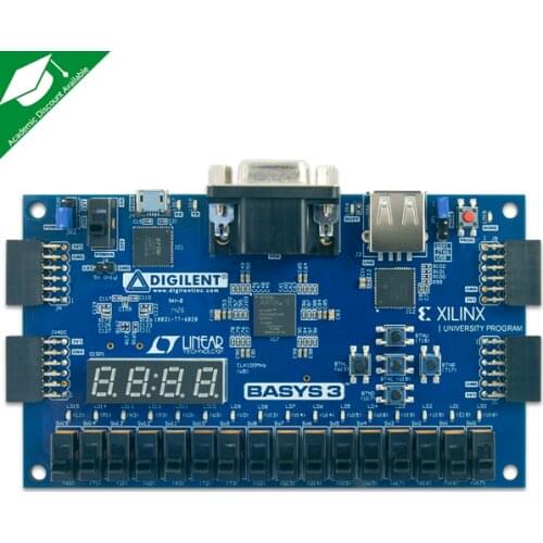 Basys3 Artix-7 Xilinx FPGA RISC-V Development Board Learning Board XUP