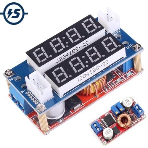 Step Down Buck Converter Board Li-lion Lithium Battery Charger Module LED Driver Constant LED Panel Meter 5V-32V to 0.8V-30V 5A