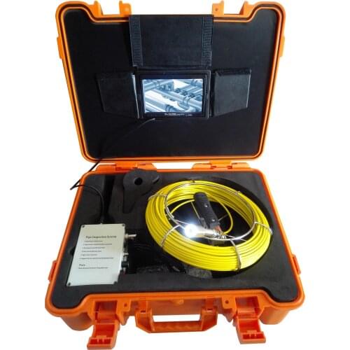23mm Lens Industrial Endoscope 7 Inch Monitor Sewer Snake Pipe Inspection Video Camera System With 20M Cable