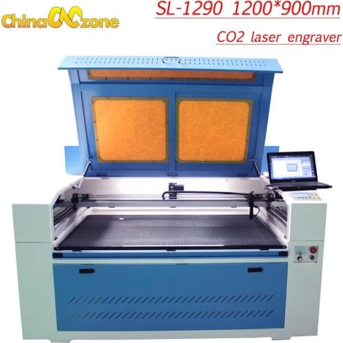 RECI 130W 1390 CO2 CNC Laser Engraving Cutting Machine & DSP Ruida working system & CW5000 Chiller & Auto Focus & Linear Guide