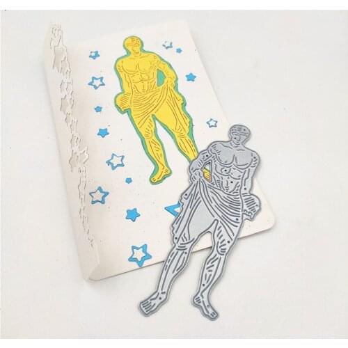 Roman Warriors Metal Cutting Dies Stencil Embossing Cards Making DIY Crafts Carbon Steel Cutter Scrapbook Dies