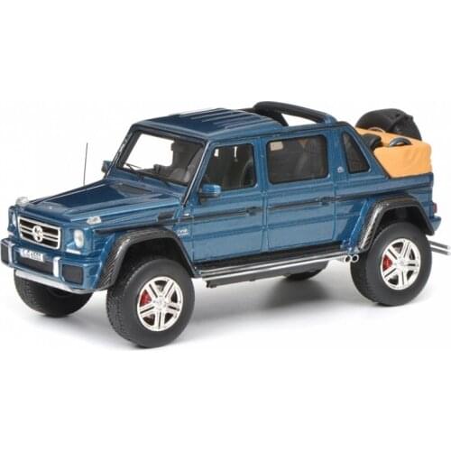 Schuco 1:64 G650 Landaulet Half the car roof Blue Resin Model Car