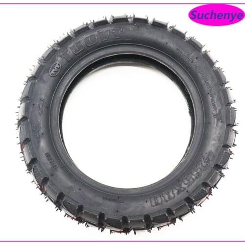 TUOVT 10 inch 255x80 (10x3.0) Electric Scooter Tires Electric Scooter Tires Inflatable Outer Tires Widened Non-slip Tires