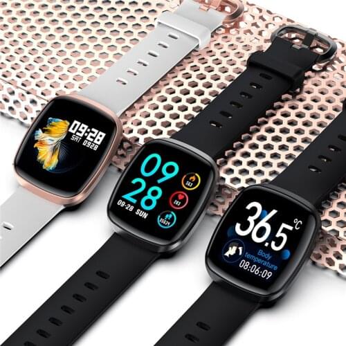 CORXY Smart Watch Men Women 1.3 Inch Waterproof IP67 Full Touch Screen Blood Pressure Heart Rate Sport Watch for Android IOS