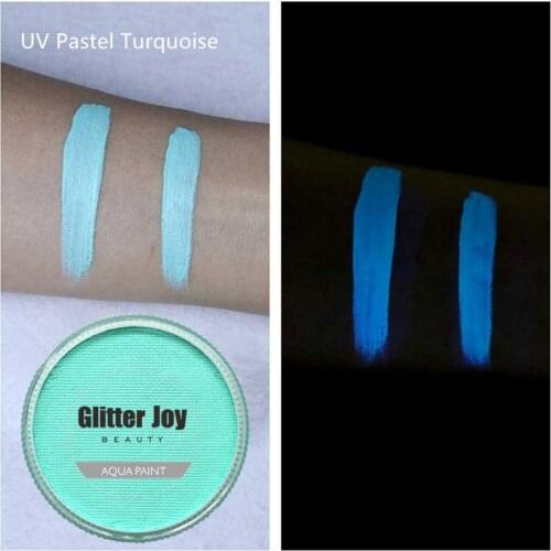 UV Pastel Turquoise 2020 New Color Professional Water Based Neon Face Body UV Makeup Body Painting in Beauty Makeup