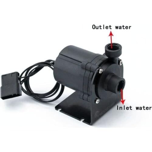 SC800 12V 10W DC Water Pump 600 L/H G1/4" Input Output Water Cooling With Holder